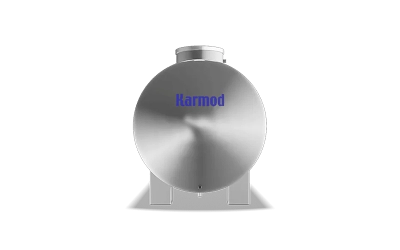1 ton yatay krom su deposu-2