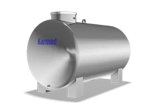 1 ton yatay krom su deposu