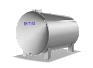 10 ton yatay krom su deposu