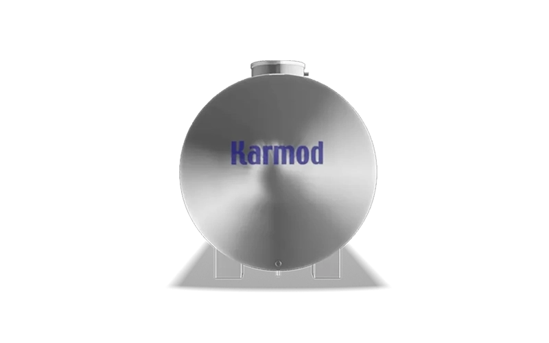 4 ton yatay krom su deposu-2