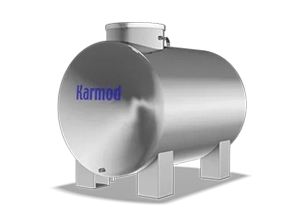 500 litre yatay krom su deposu
