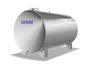 8 ton yatay krom su deposu